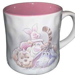 Disney Pink and White Winnie the Pooh Mug 20oz - Brand New!!